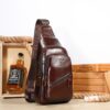 Δερμάτινο τσαντάκι body Bull Captain XB 127 καφέ