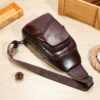Δερμάτινο τσαντάκι body Bull Captain XB 127 καφέ