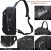 Τσαντάκι ώμου χιαστί crossbody Bange 7082 μαύρο