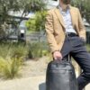 Δερμάτινο σακίδιο πλάτης Cardinal 20L 9008 μαύρο