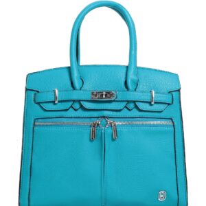 Τσάντα φάκελος clutch ψάθινο-21885 - Κίτρινο