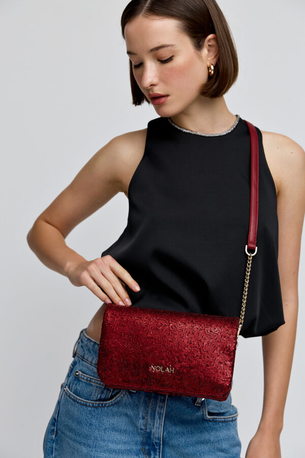 Briggite Wine Red