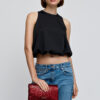 Briggite Wine Red