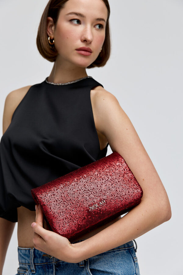 Briggite Wine Red