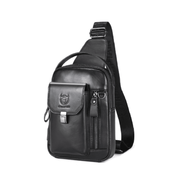 Δερμάτινο τσαντάκι body Bull Captain XB555 μαύρο