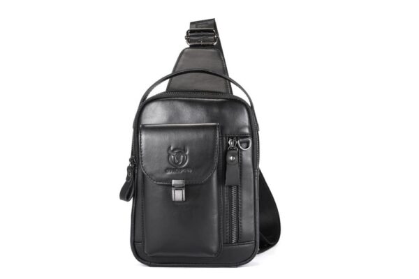 Δερμάτινο τσαντάκι body Bull Captain XB555 μαύρο