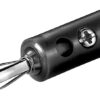 GOOBAY βύσμα μπανάνα plug 11373, αρσενικό 4.5mm, μαύρο, 10τμχ