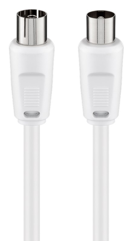 GOOBAY καλώδιο κεραίας αρσενικό σε θηλυκό 11515, <70dB, CCS, 15m, λευκό