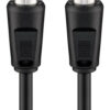 GOOBAY καλώδιο κεραίας αρσενικό σε θηλυκό 11563, <70dB, CCS, 7.5m, μαύρο