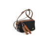 Verde 16-6213 Suede Γυναικεία Τσάντα Χιαστι black