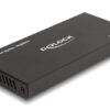 DELOCK HDMI splitter 18652 με downscaler πλήκτρο, 4 σε 1, 4K/60Hz, μαύρο