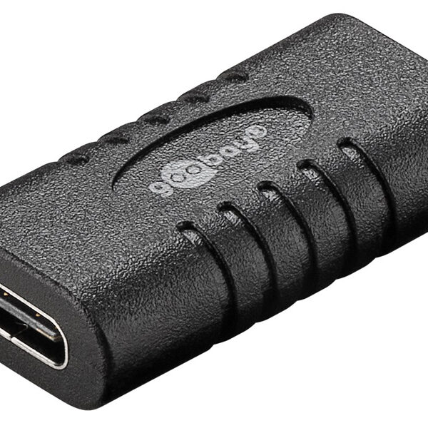 GOOBAY αντάπτορας USB-C 45401, θηλυκό σε θηλυκό, 5Gbit/s, 60W, μαύρος