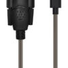 CABLETIME καλώδιο USB-C σε RS232 UCRS232, 28AWG, 1m, διάφανες-μαύρο