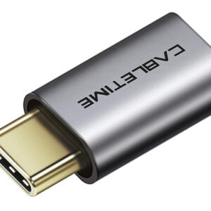 CABLETIME καλώδιο USB-C CMCM60W, 60W PD, 480Mbps, 1m, μαύρο