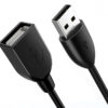 CABLETIME καλώδιο προέκτασης USB CT-AMAF2, 3A, 480Mbps, 3m, μαύρο