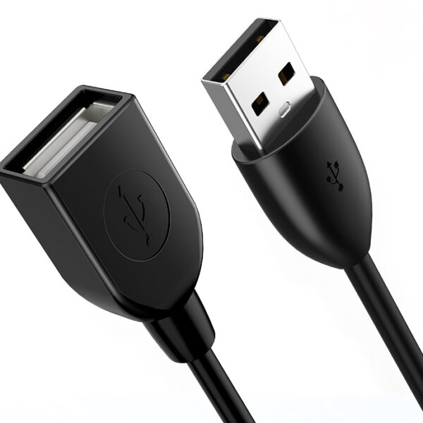 CABLETIME καλώδιο προέκτασης USB CT-AMAF2, 3A, 480Mbps, 3m, μαύρο