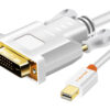 CABLETIME καλώδιο mini DisplayPort σε DVI CT-04G, 1080p, 1.8m, λευκό