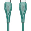 LDNIO καλώδιο USB-C σε USB-C LC611C, 65W PD, 1m, πράσινο