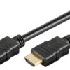 GOOBAY καλώδιο HDMI 2.0 61159 με Ethernet, 4K/60Hz, 18 Gbps, 2m, μαύρο