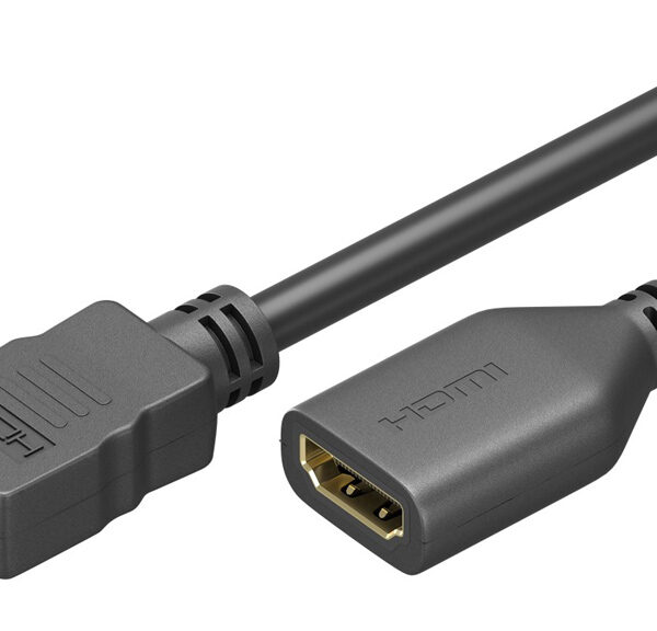 GOOBAY καλώδιο προέκτασης HDMI 61310 Ethernet, 4K/60Hz 18Gbps, 3m, μαύρο