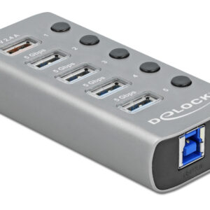 DELOCK αντάπτορας δικτύου 66045, USB, 2.5Gbps Ethernet, μαύρος