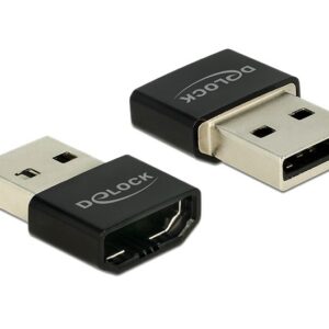 DELOCK αντάπτορας USB-C σε Lightning 60688, 35W, 480Mbps, ανθρακί