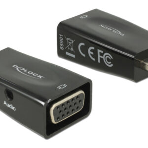 DELOCK audio extender 87857 RCA σε RCA, μέσω καλωδίου RJ45, έως 50m