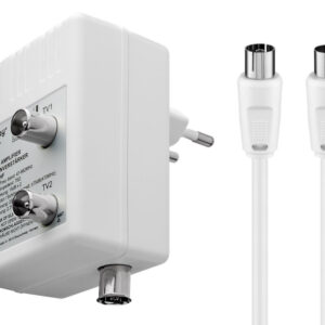 GOOBAY ντουί λάμπας GU10 με καλώδια 9134, 230V/100W, κεραμικό, λευκό