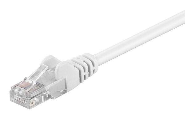 GOOBAY καλώδιο δικτύου 68500, CAT 5e U/UTP, 100 MHz, CCA, 0.5m, λευκό