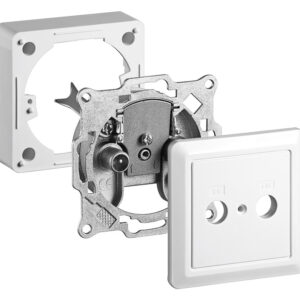 GOOBAY ντουί λάμπας GU10 με καλώδια 9134, 230V/100W, κεραμικό, λευκό