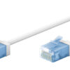 GOOBAY καλώδιο δικτύου 74299, CAT 6A U/UTP, slim, copper, 500MHz, 5m, λευκό