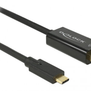 DELOCK αντάπτορας DisplayPort σε HDMI 63585, 4K/30Hz, active, μαύρος