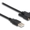 DELOCK καλώδιο USB σε USB Type B 87215, 3m, μαύρο
