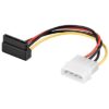 GOOBAY καλώδιο τροφοδοσίας 4 pin σε SATA 93030, 0.13m