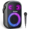 TRONSMART φορητό ηχείο Halo 110 με μικρόφωνο, 60W, 12000mAh, LED, μαύρο