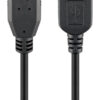 GOOBAY καλώδιο USB 3.0 σε USB (F) 95726, copper, 5m, μαύρο