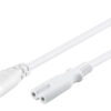 GOOBAY καλώδιο προέκτασης τροφοδοσίας 97200, 2x 0.75mm², 2m, λευκό