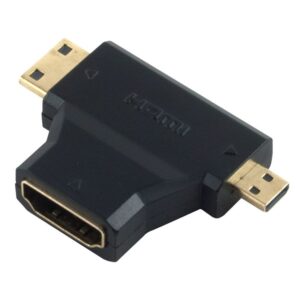 POWERTECH αντάπτορας USB-C CAB-UC063, αρσενικό σε θηλυκό, 10Gbps, μαύρος