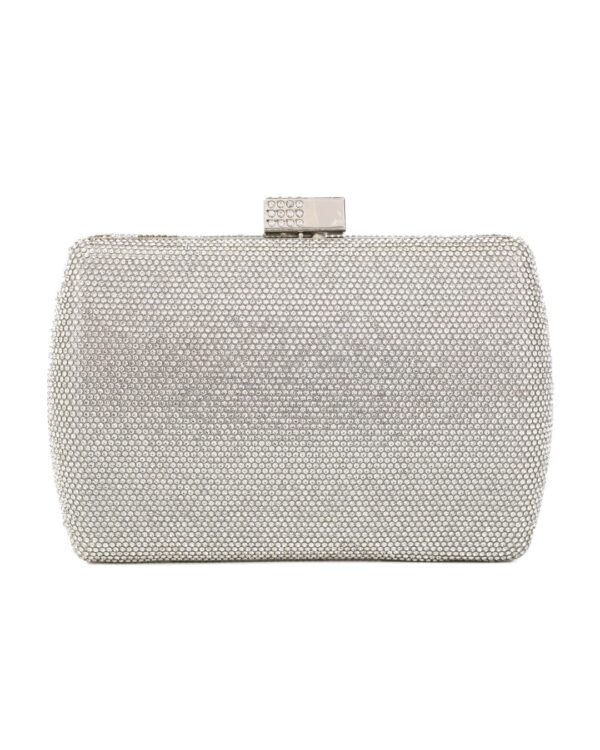 Τσάντα φάκελος clutch JH2223 - Ασημί