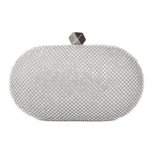 Τσάντα φάκελος clutch JH2226 - Ασημί