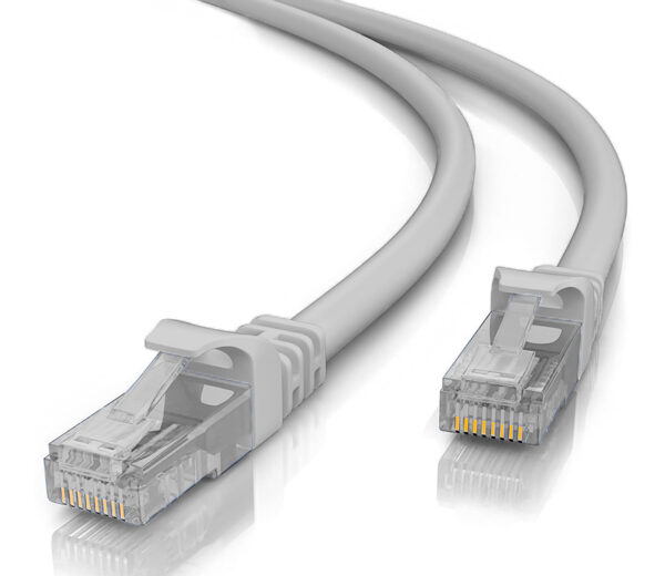 POWERTECH καλώδιο δικτύου CAB-N250, Cat 5e U/UTP, copper 26AWG, 2m, γκρι