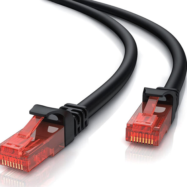 POWERTECH καλώδιο δικτύου CAB-N276, Cat 6 U/UTP, copper 24AWG, 3m, μαύρο