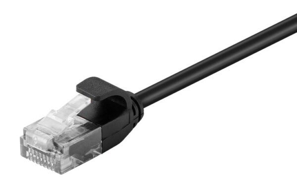 POWERTECH καλώδιο δικτύου CAB-N305, Cat 6 U/UTP, slim, copper, 3m, μαύρο