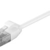 POWERTECH καλώδιο δικτύου CAB-N314, Cat 6 U/UTP, slim, copper, 2m, λευκό