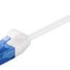 POWERTECH καλώδιο δικτύου CAB-N319, Cat 6 U/UTP, slim, copper, 2m, λευκό