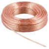 POWERTECH καλώδιο ήχου 2x 0.75mm² CAB-SP018, Copper, 10m, διάφανο