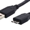 POWERTECH καλώδιο USB σε Micro B USB CAB-U004, 5Gbps, 1.5m, μαύρο