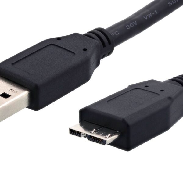 POWERTECH καλώδιο USB σε Micro B USB CAB-U004, 5Gbps, 1.5m, μαύρο