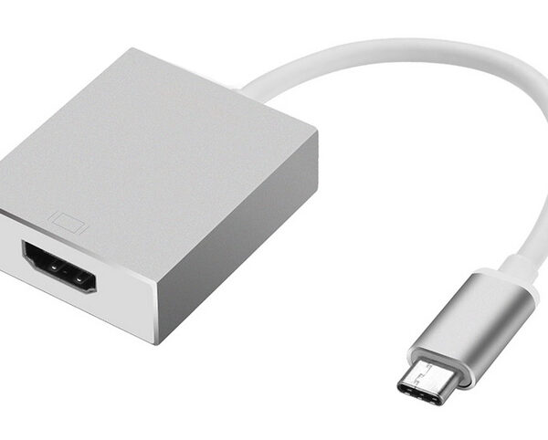 POWERTECH αντάπτορας CAB-UC006 USB 3.1 Type-C σε HDMI, λευκό