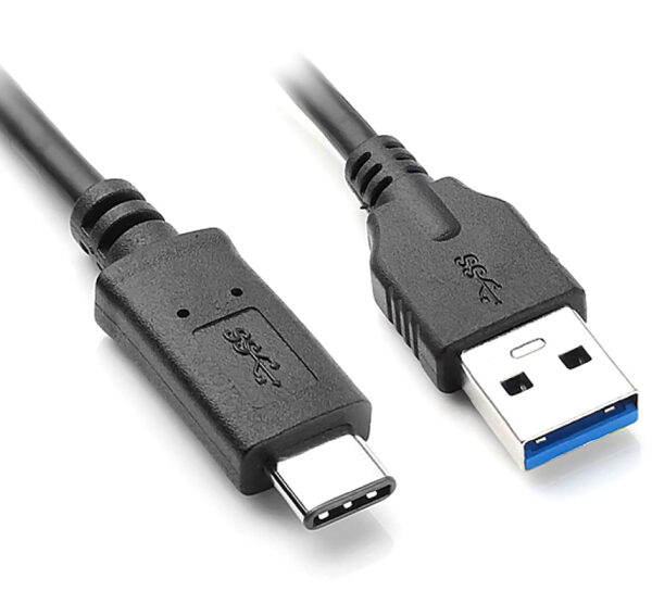 POWERTECH καλώδιο USB 3.0 σε USB-C CAB-UC013, 1m, μαύρο